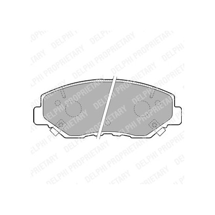 Piduriklotsid DELPHI LP1806