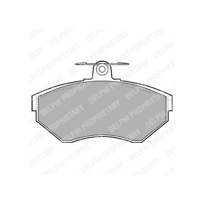 Piduriklotsid DELPHI LP1410