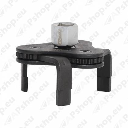 FILTRIVÕTI KOLME KÄPAGA 1/2"+3/8" 63-102MM KS TOOLS