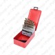 25-OS. CO MET. PUURIDE KOMPL.DIN338 TYP N 1-13MM KS TOOLS