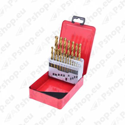 19-OS. HSS-TIN MET. PUURIDE KOMPL. 1-10MM KS TOOLS