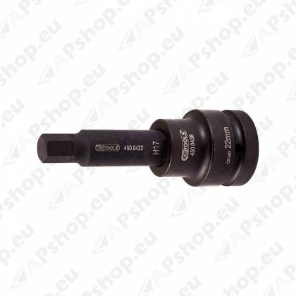 3/4" PADRUN+LÖÖKKUUSKANT OTSIK 19MM KS TOOLS
