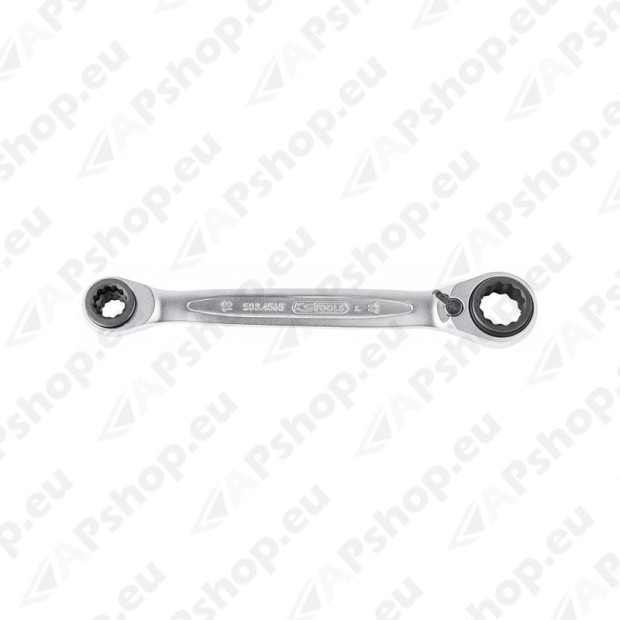 Double ring spanners with ratchet