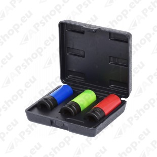 3-OS. ÕHUKESTE VALUVELJEPADRUNITE KOMPL.1/2" (17.19.21MM) KS TOOLS