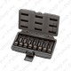 8-OS LÖÖK-TORXIDE KOMPL. 1/2" PIKAD T30-T80 KS TOOLS