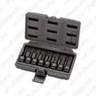 8-OS LÖÖK-TORXIDE KOMPL. 1/2" PIKAD T30-T80 KS TOOLS