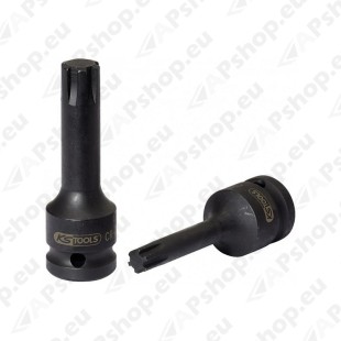 IMPACT SOCKET RIBE LONG. 1/2". M6