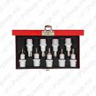 9-OS. TORXOTSIKUTE KOMPL. 1/2". T20-T60 55MM KS TOOLS