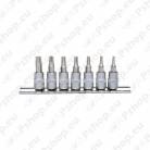 7-OS. 1/4" PADRUNOTSIKUTE KOMPL. TORX T10-T40. KS TOOLS