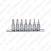 7-OS. 1/4" PADRUNOTSIKUTE KOMPL. TORX T10-T40. KS TOOLS