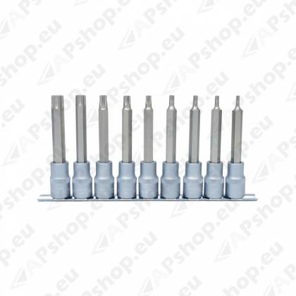 9-OS. TORXOTSIKUTE KOMPL. 1/2". T20-T60 110MM KS TOOLS
