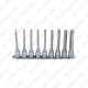 9-OS. PIKKADE TORXOTSIKUTE KOMPL. SIINIL 3/8". T20-T60 KS TOOLS