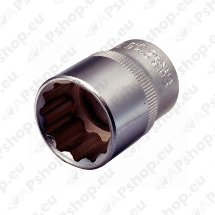 12-KANT PADRUN 1/2" 23MM KS TOOLS