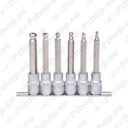 6-OS. PIKKADE KUUSKANTOTSIKUTE KOMPL. KUULOTSAGA 5-12MM KS TOOLS