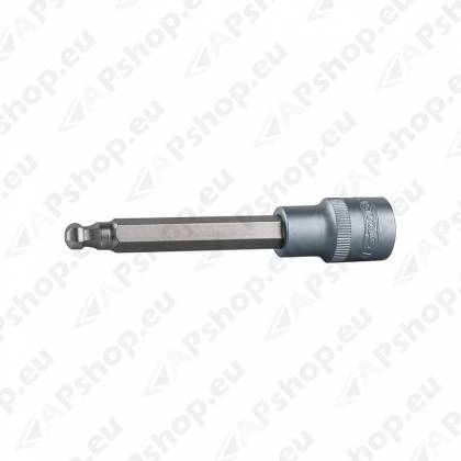 HEX BIT SOCKET.BALL ENDED.LONG.1/2".5MM