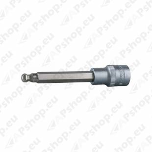 HEX BIT SOCKET.BALL ENDED.LONG.1/2".10MM