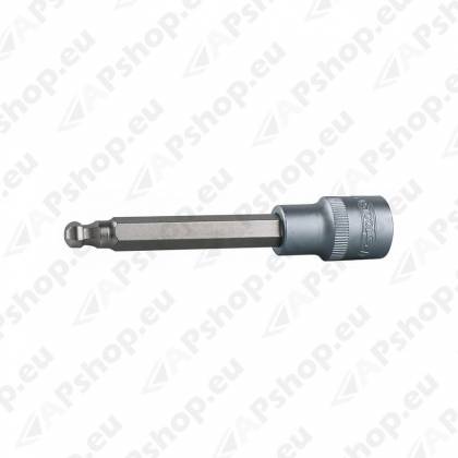 HEX BIT SOCKET.BALL ENDED.LONG.1/2".10MM