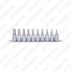 10-OS. AVAGA TORXOTSIKUTE KOMPL. 3/8". TH10-TH55 KS TOOLS