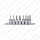 7-OS. 3/8" KUUSKANTOTSIKUTE KOMPL 4-12MM KS TOOLS