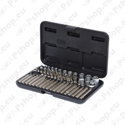 57-OS. TORX PADR. JA OTSIK. KOMPL 1/4"+1/2"+3/8" KS TOOLS