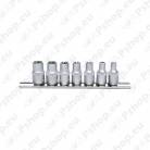 7-OS. E-TORX PADRUNITE KOMPL. 1/4" E4-E11. KS TOOLS