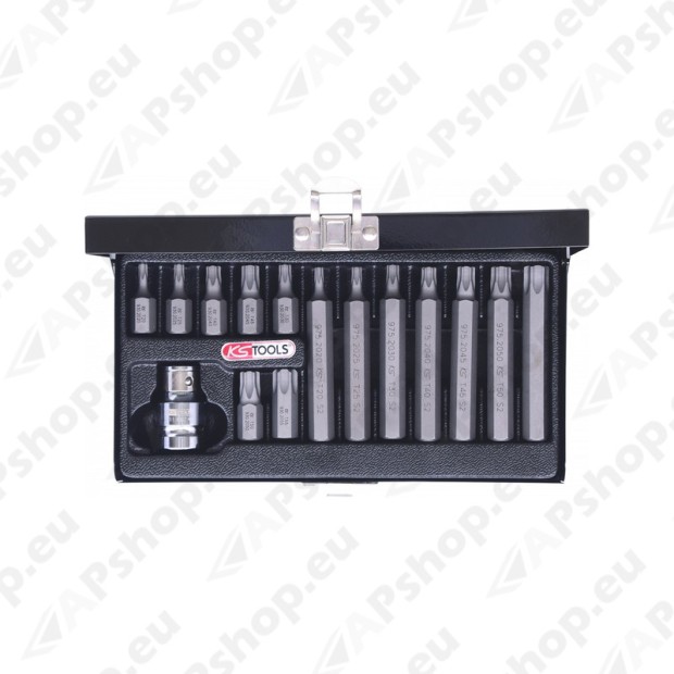 Torx drill bit sets with 10 mm and 5/16\ hex shanks