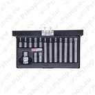 Torx drill bit sets with 10 mm and 5/16\ hex shanks