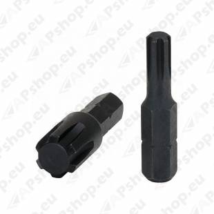KRUVIK. OTSIK1/4" RIBE M9 25MM. HALDEX PIDUR KS TOOLS
