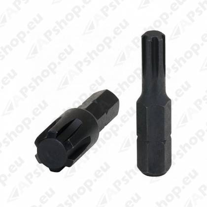 KRUVIK. OTSIK1/4" RIBE M9 25MM. HALDEX PIDUR KS TOOLS