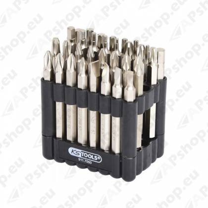 32-OS. ERINEVATE OTSIKUTE KOMPL. 1/4" 75MM KS TOOLS