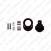 1/2" TIRRVÕTME REMONT KOMPLEKT 72-H KS TOOLS