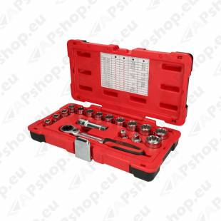 17-OS. LÄBIVA AVAGA PADRUNITE KOMPL.10-24MM KS TOOLS