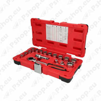 17-OS. LÄBIVA AVAGA PADRUNITE KOMPL.10-24MM KS TOOLS