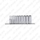 10-OS. 1/4" PIKKADE PADRUNITE KOMPL. SIINIL 4-13MM. KS TOOLS