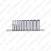 10-OS. 1/4" PIKKADE PADRUNITE KOMPL. SIINIL 4-13MM. KS TOOLS