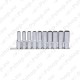 10-OS. 1/2" PIKKADE PADRUNITE KOMPL. SIINIL 10-19MM. KS TOOLS