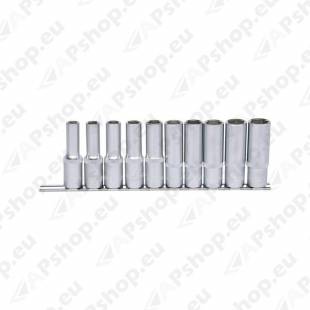10-OS. 1/2" PIKKADE PADRUNITE KOMPL. SIINIL 10-19MM. KS TOOLS