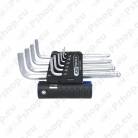 10-OS. L-KUUSKANTVÕTMETE KOMPL 1/16"-3/8" TOLL PIKAD KUULOTS KS TOOLS
