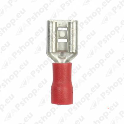 JUHTMEOTSIK LAPIK "EMA" 6.35MM PUNANE 50TK