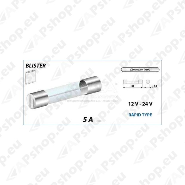 Tube fuses, glass fuses (e.g. Bosch)