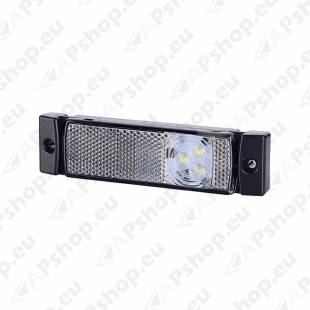 LD127 KÜLJETULI LED VALGE 12/24V 0.5M JUHE 130X33X17MM