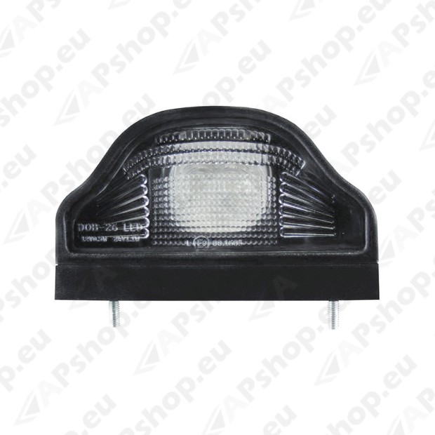 Number plate lights, LED
