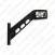 SARVTULI LED KÕVER 45° 185MM VASAK 12/24V