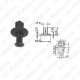 TÜÜBEL POLSTRILE 8MM 1TK DOBMAR