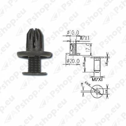 TÜÜBEL POLSTRILE 10MM 1TK DOBMAR