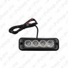 STROBO VILKUR KOLLANE 4-LED 12/24V R65 R10 120X45MM