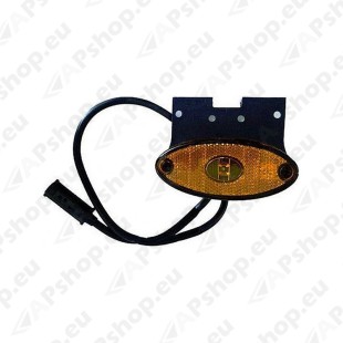 KÜLJETULI LED KOLLANE FLATPOINT II JALAGA 12/24V 0.5M JUHE 102X46MM