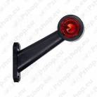 LD726/L SARVTULI LED KÕVER 45° 170MM VASAK 12/24V
