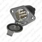 Spiral cable plugs, sockets, adapters