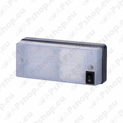 LWD658 SALONGI SISEVALGUSTI LED LÜLITIGA 12/24V (107.6MMX45.6MM)